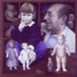 Icona quadro Ritratto di Valentina ed il nonno Piero 1994